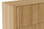 Komoda ARANGO KM-2 110 cm dąb hikora MDF do salonu lub sypialni - obrazek 3
