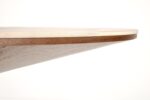 Stół ARANI 120x120 cm orzechowy / beżowy / orzech MDF do jadalni - obrazek 5