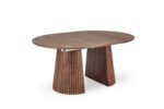 Stół rozkładany FARGO 120x120 - 210 cm orzechowy / orzech MDF do jadalni - obrazek 7