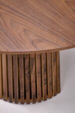 Stół rozkładany FARGO 120x120 - 210 cm orzechowy / orzech MDF do jadalni - obrazek 9