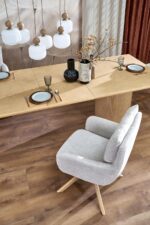 Stół rozkładany EVEREST 100x200 - 300 cm dąb naturalny MDF do jadalni - obrazek 11