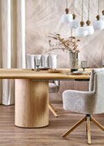 Stół rozkładany EVEREST 100x200 - 300 cm dąb naturalny MDF do jadalni - obrazek 14