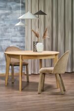 Stół rozkładany MAGNUS 120x120 - 200 cm dąb naturalny MDF do jadalni - obrazek 12