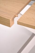 Stół rozkładany PERONI 100x100 - 250 cm kaszmir do jadalni - obrazek 5