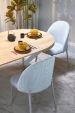 Stół rozkładany PERONI 100x100 - 250 cm kaszmir do jadalni - obrazek 8