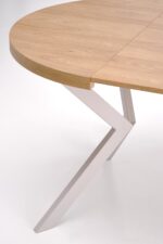 Stół rozkładany PERONI 100x100 - 250 cm kaszmir do jadalni - obrazek 10