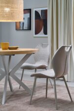 Stół rozkładany PERONI 100x100 - 250 cm kaszmir do jadalni - obrazek 18
