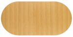 Stół rozkładany SORBUS 100x100 - 200 cm dąb naturalny / czarny MDF do jadalni - obrazek 9