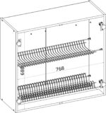 Szafka górna kuchenna VENTO GC-80/72 korpus 80 cm dąb craft do zabudowy kuchennej - obrazek 2