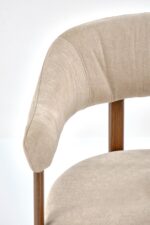 Krzesło K616 58 cm orzechowy / beżowy do jadalni - obrazek 8