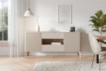 Komoda BELUCI KM-1 160 cm kaszmir MDF do salonu lub sypialni - obrazek 2