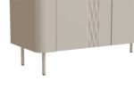 Komoda TIRANTE KM-2 100 cm kaszmir MDF do salonu lub sypialni - obrazek 10