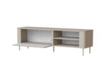 Szafka RTV TIRANTE RTV-1 160 cm kaszmir MDF do salonu - obrazek 3