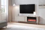 Szafka RTV TIRANTE RTV-1 160 cm kaszmir MDF do salonu - obrazek 6