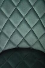 Krzesło K450 tapicerowane velvet ciemny zielony do jadalni - obrazek 3