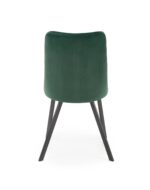 Krzesło K450 tapicerowane velvet ciemny zielony do jadalni - obrazek 6