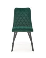 Krzesło K450 tapicerowane velvet ciemny zielony do jadalni - obrazek 9