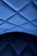 Krzesło K450 tapicerowane velvet granatowy do jadalni - obrazek 2