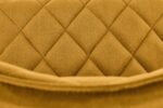 Krzesło K450 tapicerowane velvet musztardowy do jadalni - obrazek 5