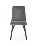 Krzesło K450 tapicerowane velvet popielaty do jadalni - obrazek 8