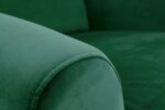 Fotel rozkładany AGUSTIN 2 75 cm ciemny zielony velvet BLUVEL z funkcją relax - obrazek 5