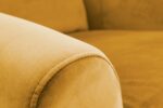 Fotel rozkładany AGUSTIN 2 75 cm musztardowy velvet BLUVEL z funkcją relax - obrazek 2