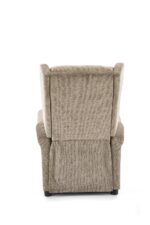Fotel masujący rozkładany AGUSTIN M 75 cm beżowy z funkcją relax do salonu - obrazek 5