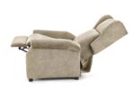 Fotel masujący rozkładany AGUSTIN M 75 cm beżowy z funkcją relax do salonu - obrazek 6