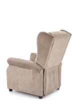 Fotel masujący rozkładany AGUSTIN M 75 cm beżowy z funkcją relax do salonu - obrazek 7