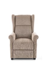Fotel masujący rozkładany AGUSTIN M 75 cm beżowy z funkcją relax do salonu - obrazek 11