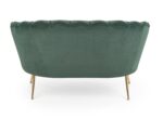 Fotel wypoczynkowy AMORINITO XL 127 cm zielony velvet do salonu - obrazek 8