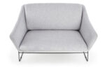Fotel wypoczynkowy SOFT 2 XL 125 cm jasny popielaty / czarny do salonu - obrazek 7