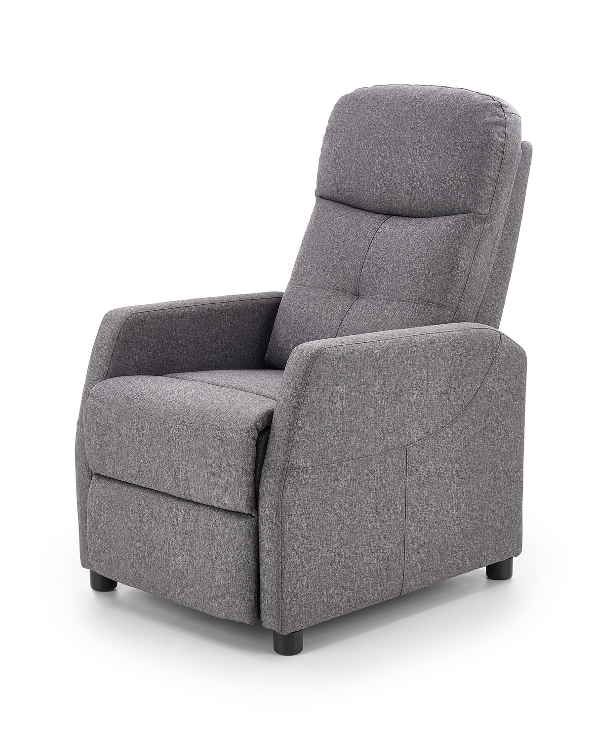 product-1051-1.jpg Fotel rozkładany FELIPE 64 cm popielaty, popielaty ciemny z funkcją relax do salonu - obrazek 1
