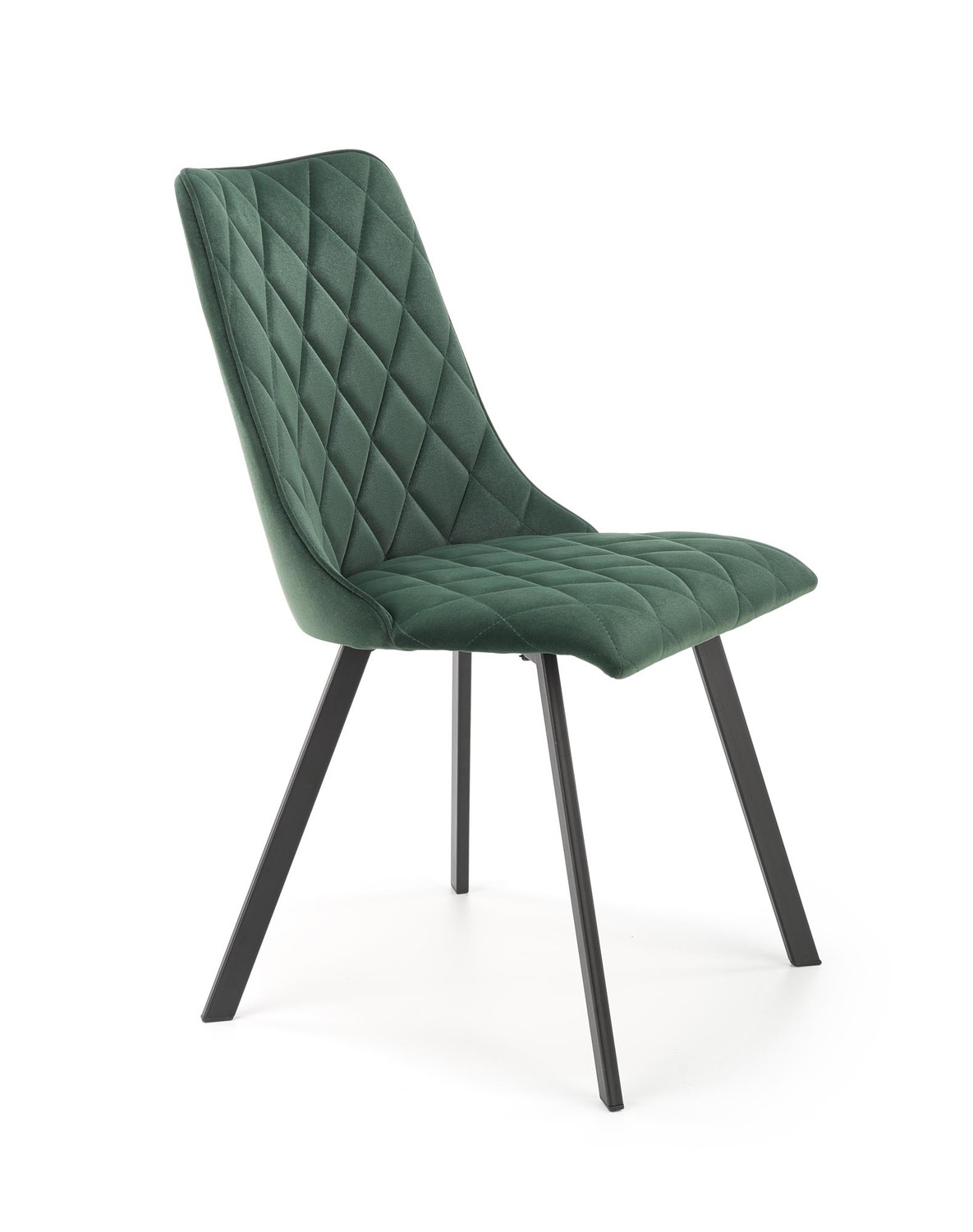 product-1727-1.jpg Krzesło K450 tapicerowane velvet ciemny zielony do jadalni - obrazek 1