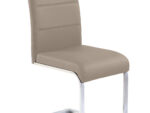 Krzesło K85 eco skóra cappuccino do salonu