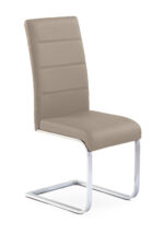 Krzesło K85 eco skóra cappuccino do salonu