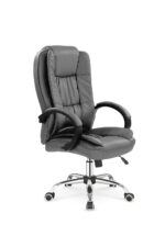 Fotel gabinetowy RELAX 64 cm popielaty do biura i gabinetu