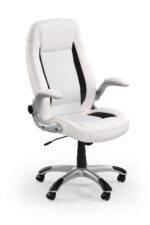 Fotel gabinetowy SATURN 67 cm biały do biura i gabinetu