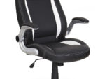 Fotel gabinetowy SATURN 67 cm czarny do biura i gabinetu