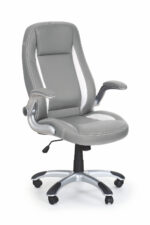 Fotel gabinetowy SATURN 67 cm popielaty do biura i gabinetu