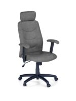Fotel gabinetowy STILO 2 66 cm ciemny popielaty do biura i gabinetu