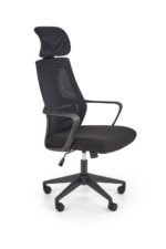 Fotel pracowniczy VALDEZ 64 cm czarny do biura i gabinetu