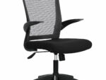 Fotel pracowniczy VALOR 64 cm popielaty / czarny do biura i gabinetu