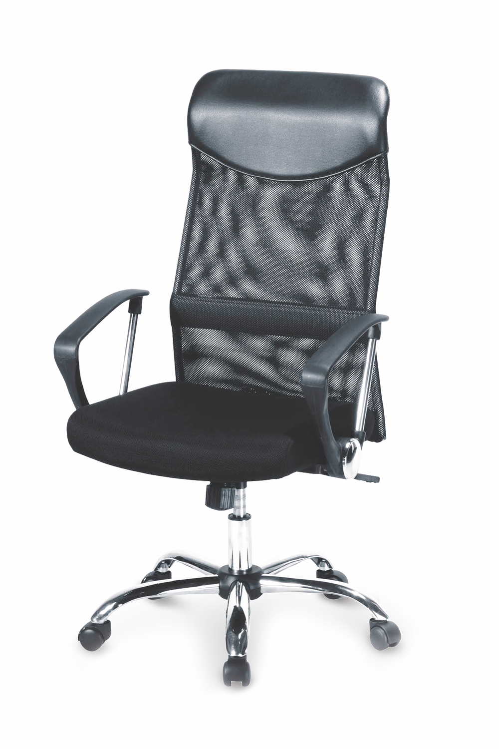 product-2534-1.jpg Fotel pracowniczy VIRE 61 cm czarny do biura i gabinetu - obrazek 1