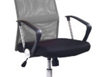 Fotel pracowniczy VIRE 61 cm popielaty do biura i gabinetu
