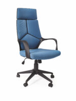 Fotel gabinetowy VOYAGER 64 cm niebieski / czarny do biura i gabinetu