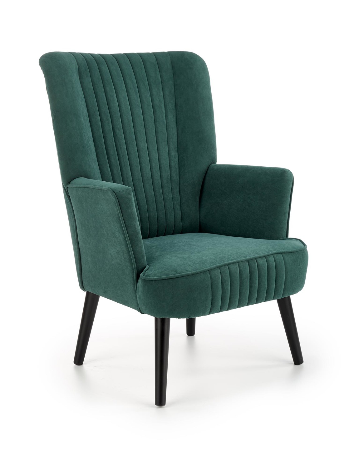 product-2743-1.jpg Fotel wypoczynkowy DELGADO 75 cm ciemny zielony velvet do salonu - obrazek 1