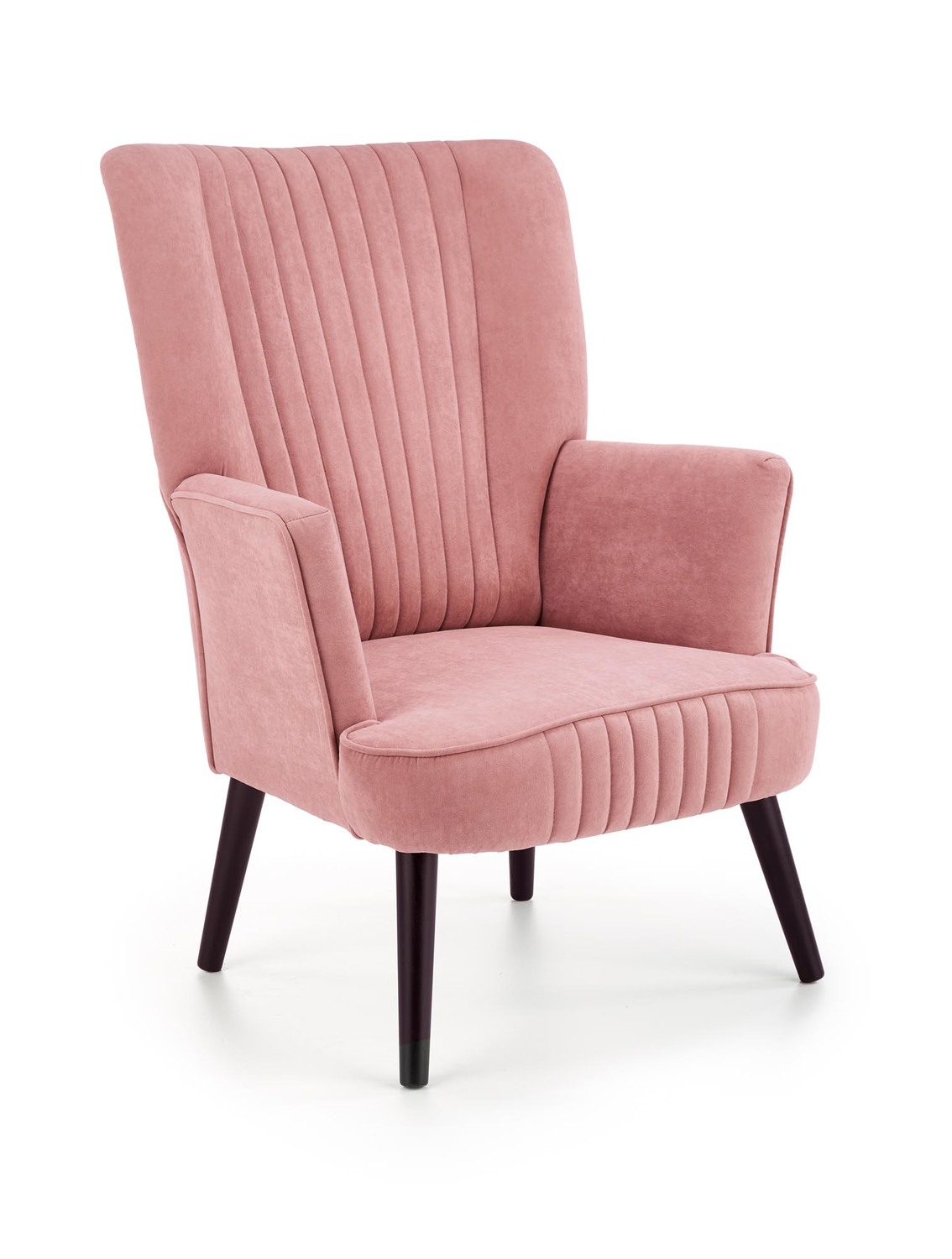 product-2747-1.jpg Fotel wypoczynkowy DELGADO 75 cm różowy velvet do salonu - obrazek 1