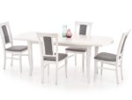 Stół rozkładany FRYDERYK 160/240 cm 90x160 - 240 cm biały do jadalni