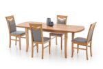 Stół rozkładany FRYDERYK 160/240 cm 90x160 - 240 cm dąb craft MDF do jadalni